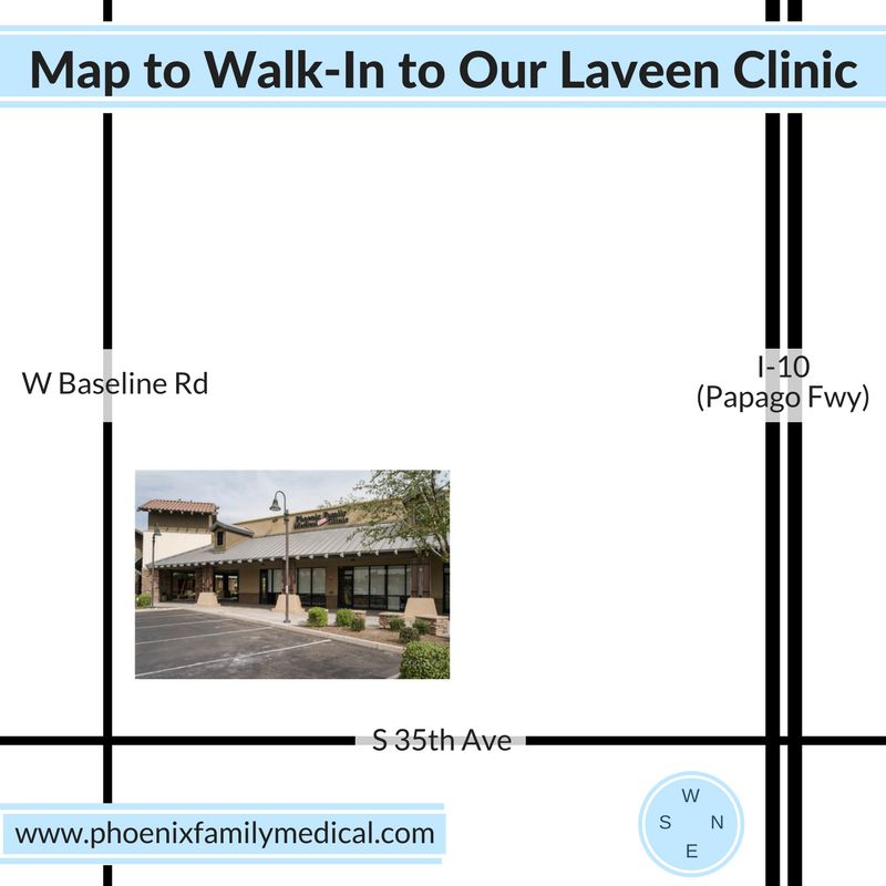 Directions to Laveen Family Medical Clinic